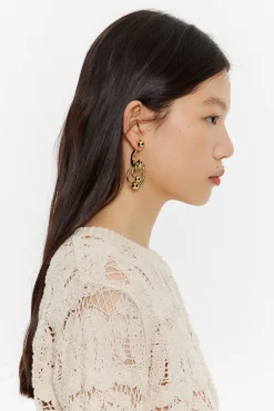 Mujer BIMBA Y LOLA Pendientes<Pendientes Aro Arandelas Dorado