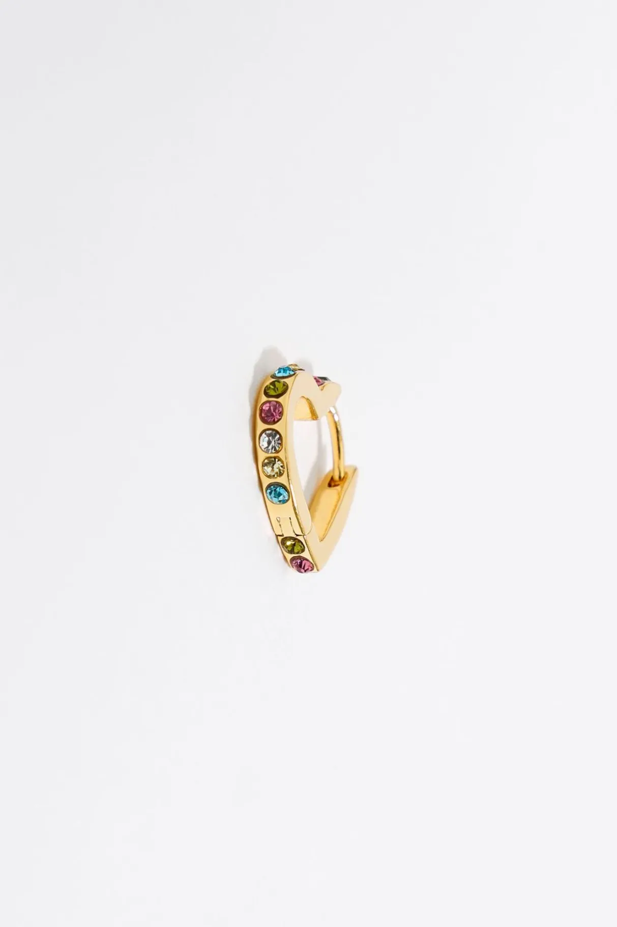 Mujer BIMBA Y LOLA Pendientes<Pendientes Aro Corazon Cristales Dorados