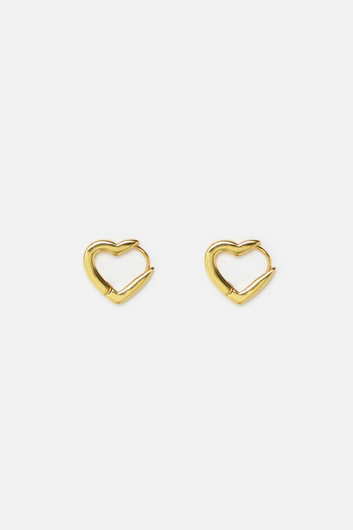 Mujer BIMBA Y LOLA Pendientes<Pendientes Aro Corazon Dorados