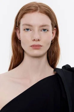 Mujer BIMBA Y LOLA Pendientes<Pendientes Aro Cristales Negros Dorado