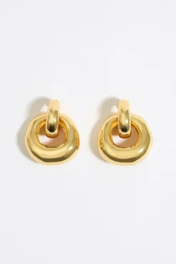 Mujer BIMBA Y LOLA Pendientes<Pendientes Aro Doble Dorados