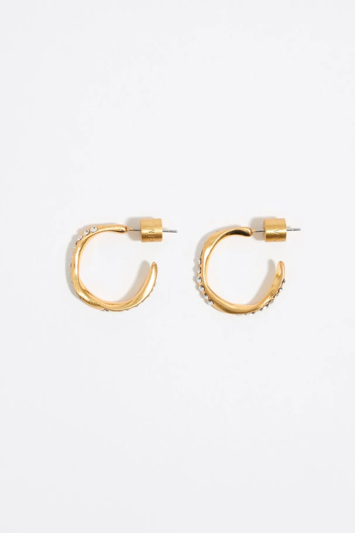 Mujer BIMBA Y LOLA Pendientes<Pendientes Aro Dorado Mate Y Cristales