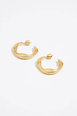 Mujer BIMBA Y LOLA Pendientes<Pendientes Aro Dorado Mate