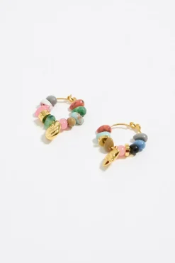 Mujer BIMBA Y LOLA Pendientes<Pendientes Aro Estrellas De Mar Y Piedras