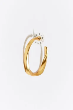 Mujer BIMBA Y LOLA Pendientes<Pendientes Aro Irregular Maxi Dorados