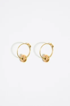 Mujer BIMBA Y LOLA Pendientes<Pendientes Aro Logo Candy Aguamarina