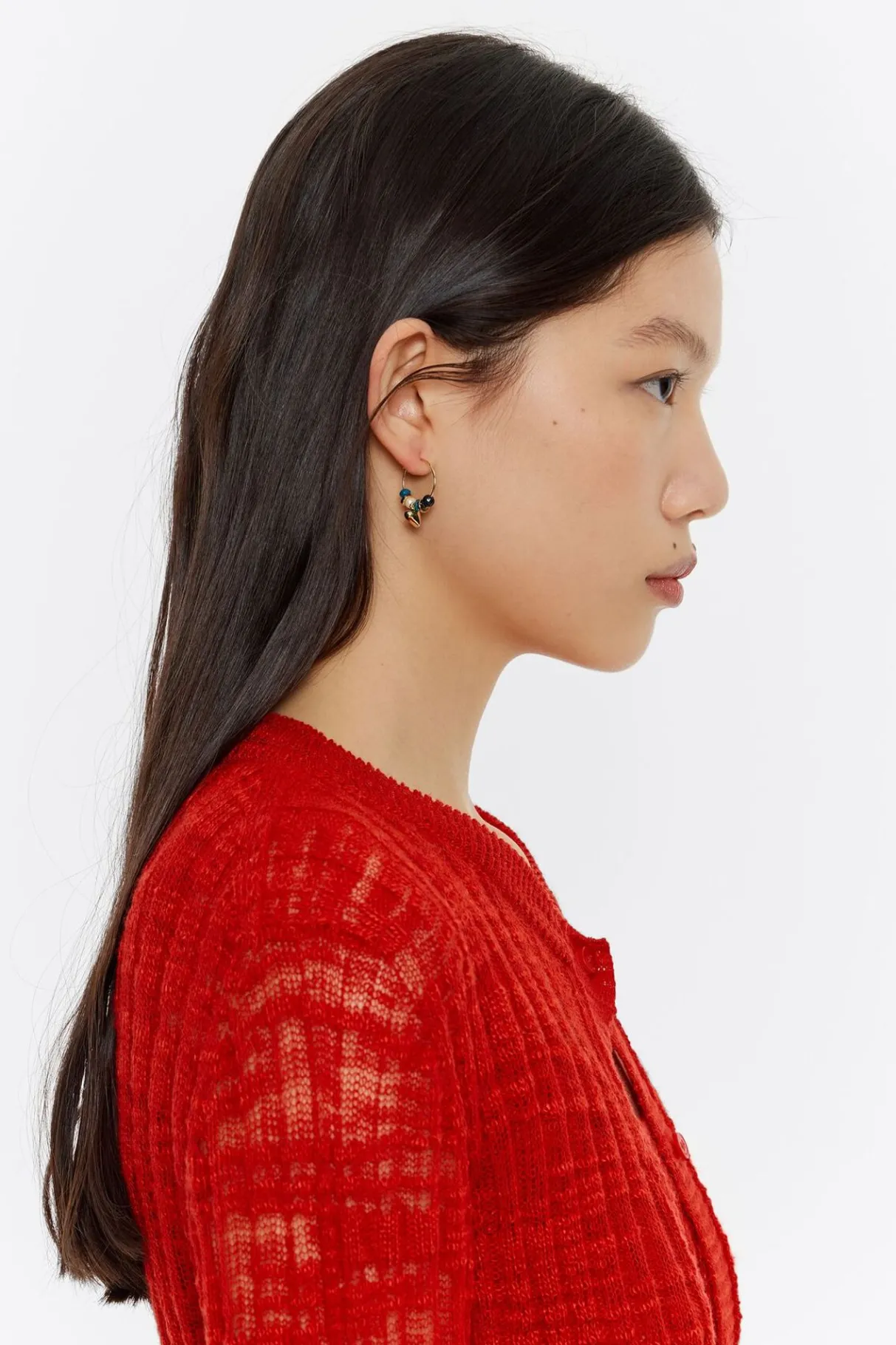 Mujer BIMBA Y LOLA Pendientes<Pendientes Aro Piedras Azules