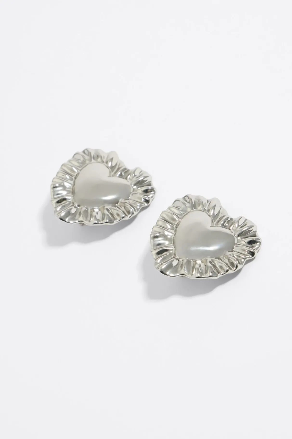 Mujer BIMBA Y LOLA Pendientes<Pendientes Cojines Corazon Plateados