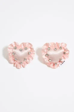 Mujer BIMBA Y LOLA Pendientes<Pendientes Cojines Rosa Y Cristales
