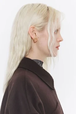 Mujer BIMBA Y LOLA Pendientes<Pendientes Corazon Piedra Rosa