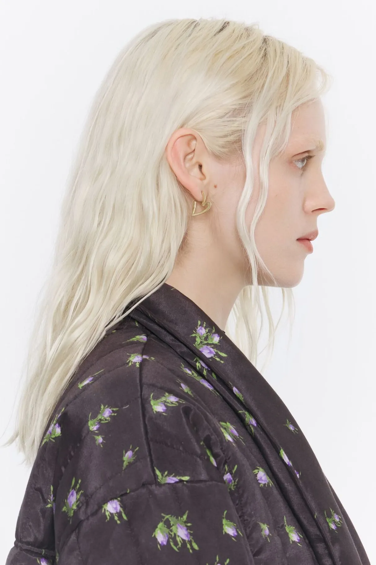 Mujer BIMBA Y LOLA Pendientes<Pendientes Corazon Textura Dorados