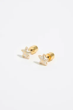Mujer BIMBA Y LOLA Pendientes<Pendientes Estrella De Mar Marfil