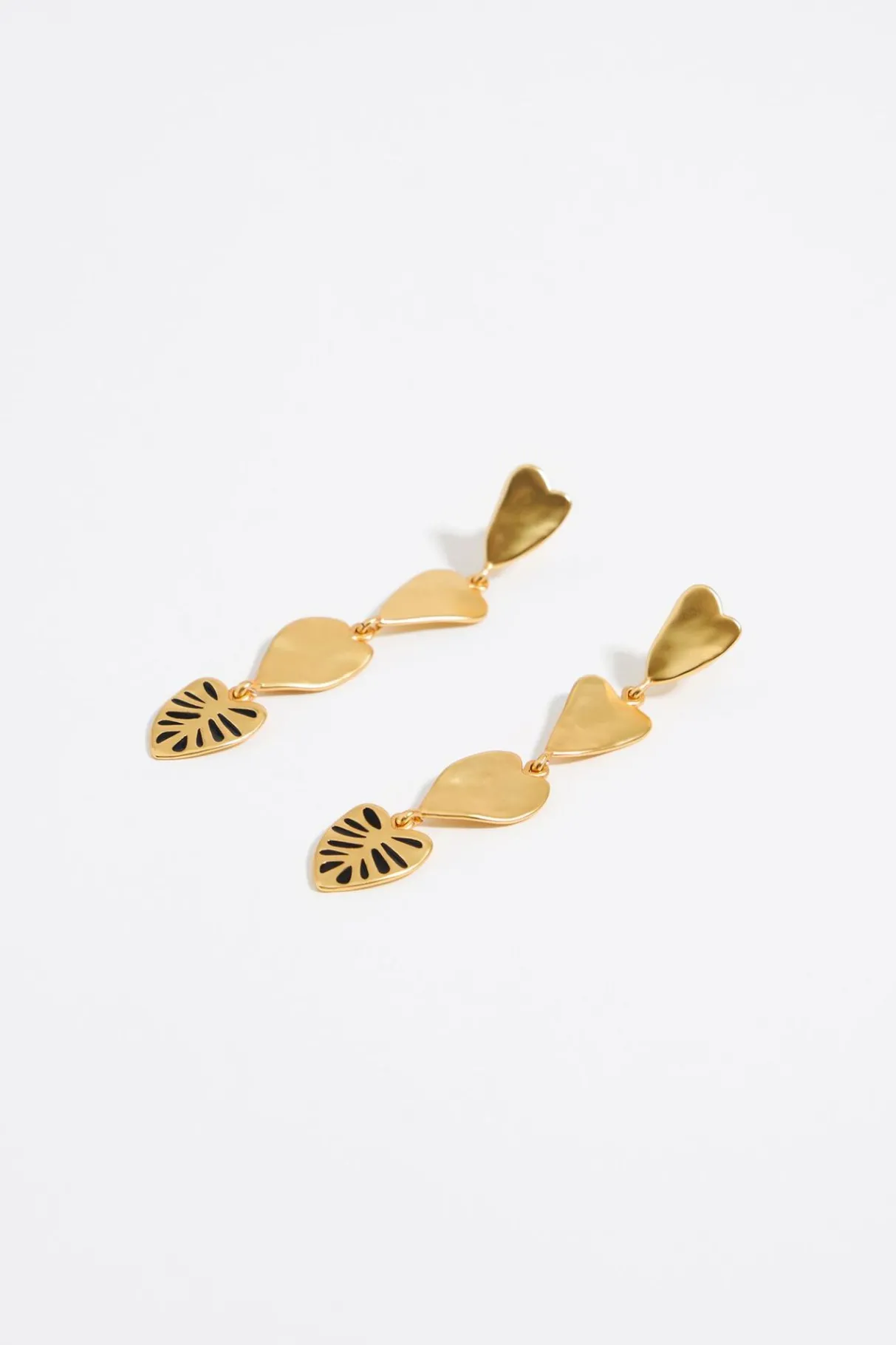 Mujer BIMBA Y LOLA Pendientes<Pendientes Hojas Dorado Mate