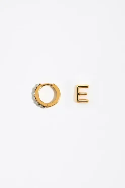 Mujer BIMBA Y LOLA Abecedario<Pendientes Letra E Cristales