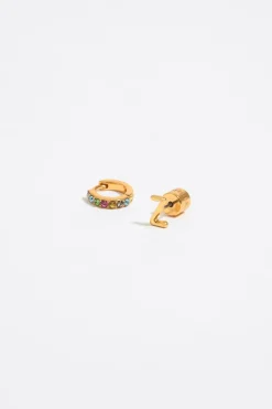 Mujer BIMBA Y LOLA Abecedario<Pendientes Letra Z Y Aro Mini Cristales Multicolores