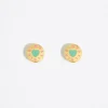 Mujer BIMBA Y LOLA Pendientes<Pendientes Logo Candy Aguamarina Dorados