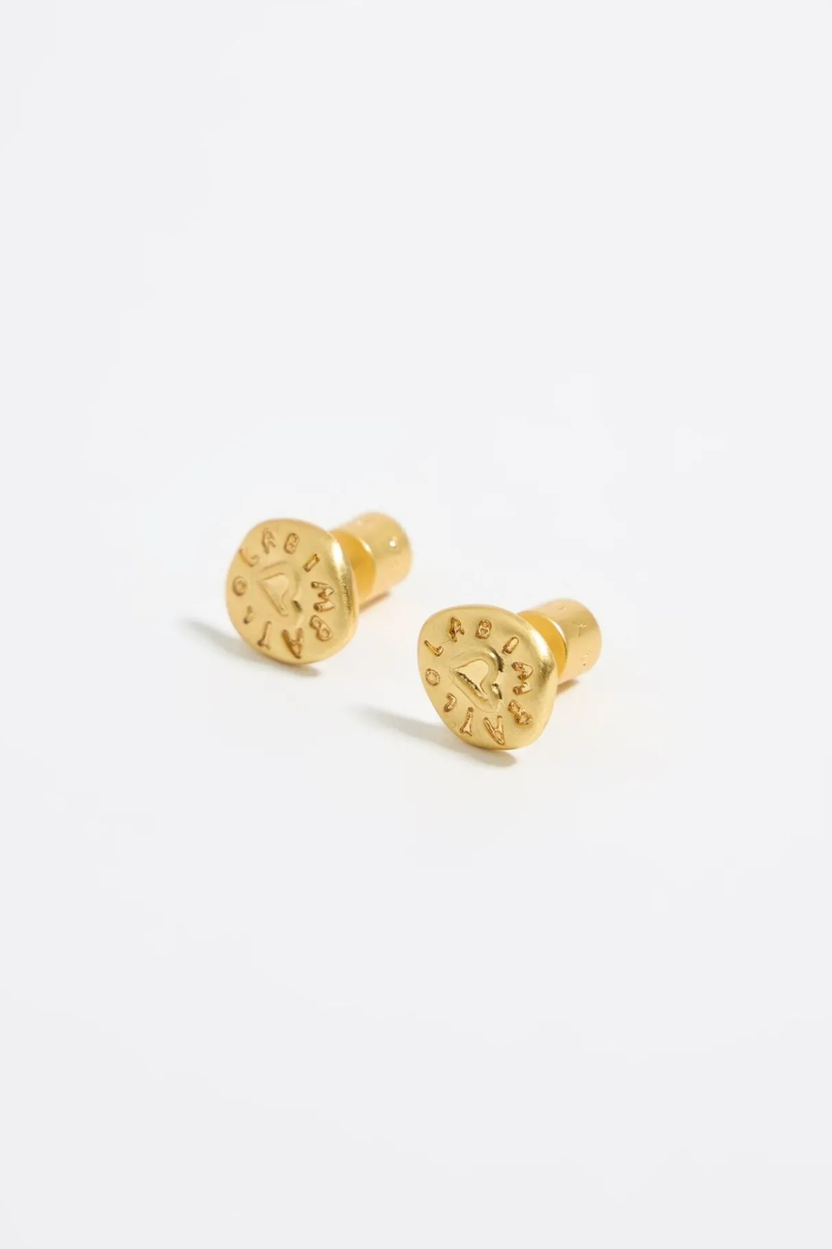 Mujer BIMBA Y LOLA Pendientes<Pendientes Logo Dorado Mates