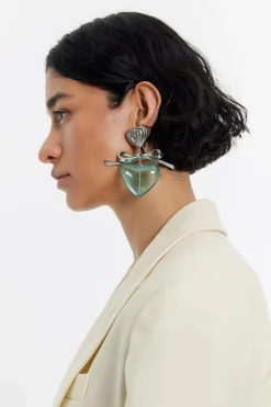 Mujer BIMBA Y LOLA Pendientes<Pendientes Perfume Corazon Vidrio