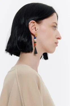 Mujer BIMBA Y LOLA Pendientes<Pendientes Piedras Y Corazones Dorados