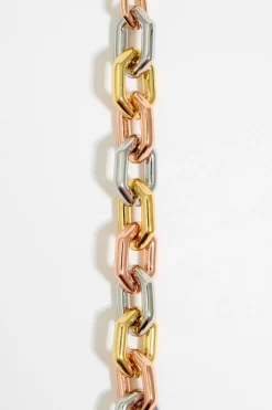 Mujer BIMBA Y LOLA Pulseras<Pulsera Cadena Hexagonal Tricolor