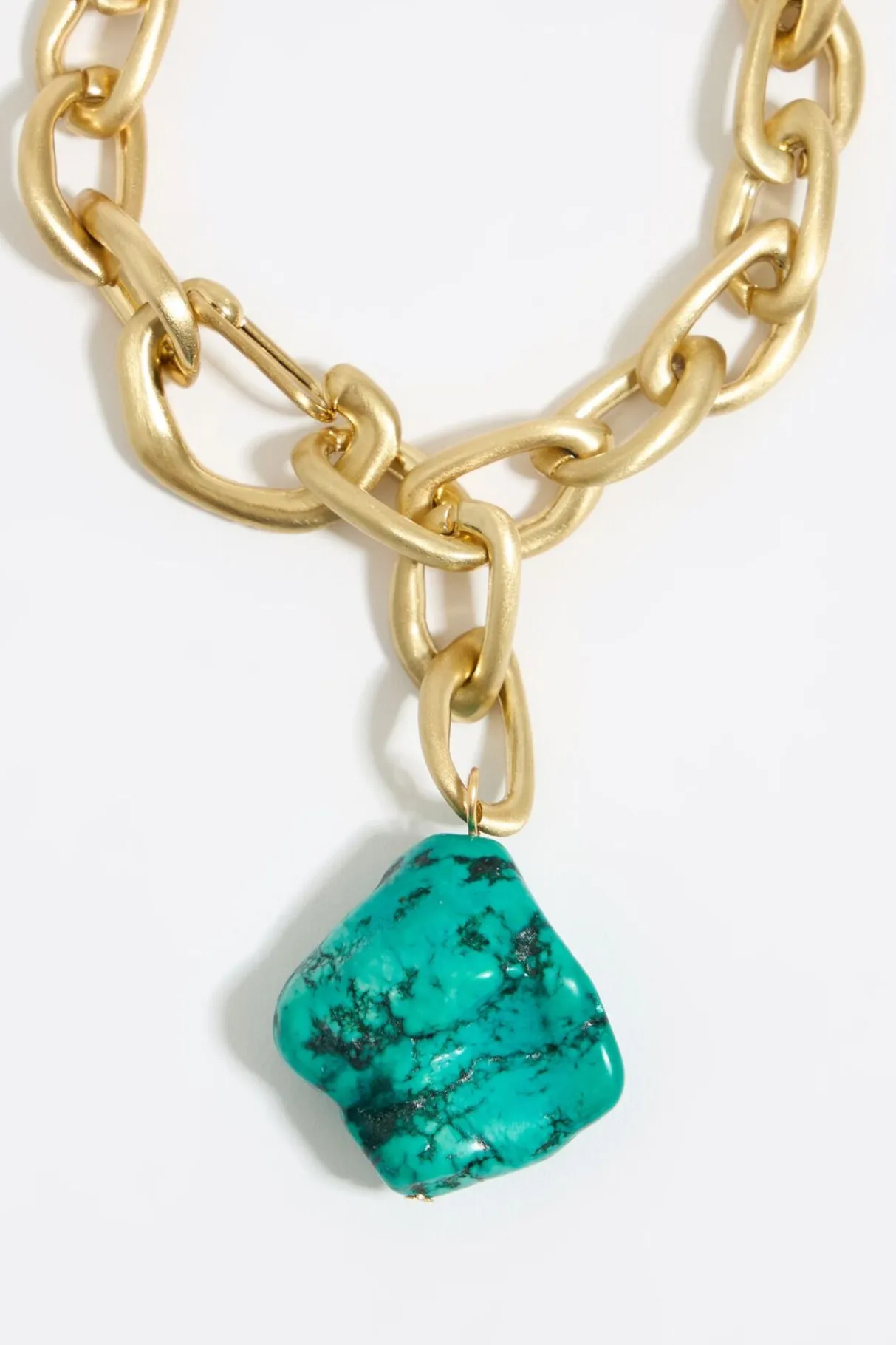 Mujer BIMBA Y LOLA Pulseras<Pulsera Cadena Y Piedra Turquesa