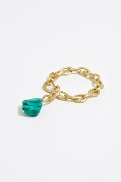 Mujer BIMBA Y LOLA Pulseras<Pulsera Cadena Y Piedra Turquesa