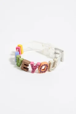 Mujer BIMBA Y LOLA Pulseras<Pulsera Correa Letras Multicolor