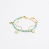 Mujer BIMBA Y LOLA Pulseras<Pulsera Doble Estrella De Mar Turquesa