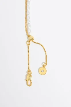 Mujer BIMBA Y LOLA Pulseras<Pulsera Doble Logo Candy Perlas Negro