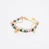 Mujer BIMBA Y LOLA Pulseras<Pulsera Doble Piedras Multicolor