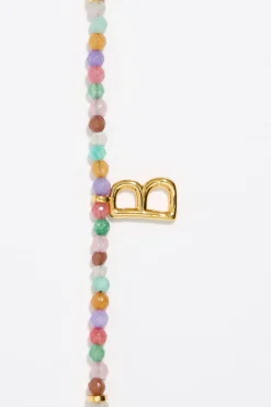 Mujer BIMBA Y LOLA Abecedario<Pulsera Letra B Piedras Multicolores