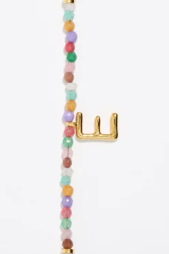 Mujer BIMBA Y LOLA Abecedario<Pulsera Letra E Piedras Multicolores