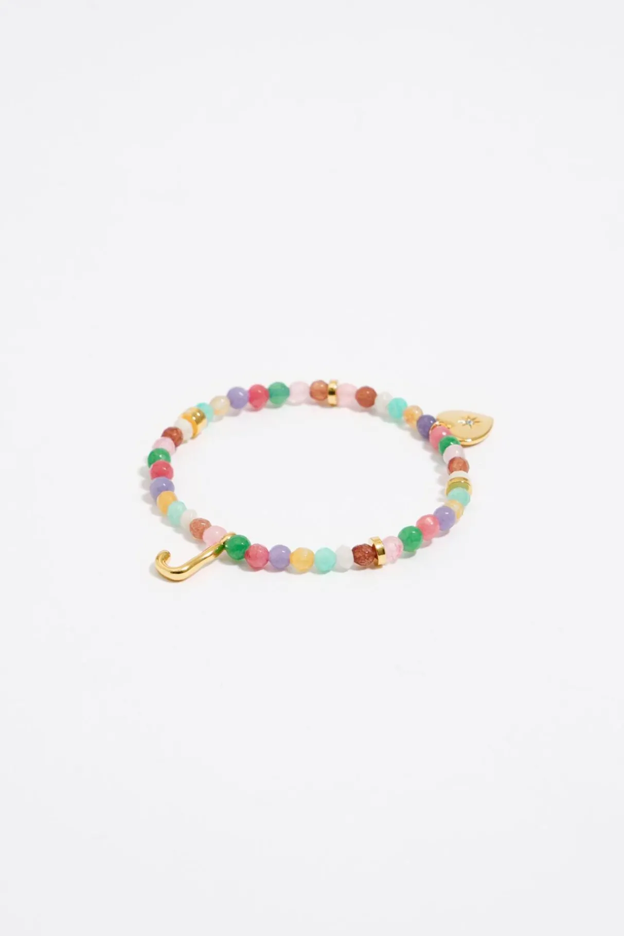 Mujer BIMBA Y LOLA Abecedario<Pulsera Letra J Piedras Multicolores