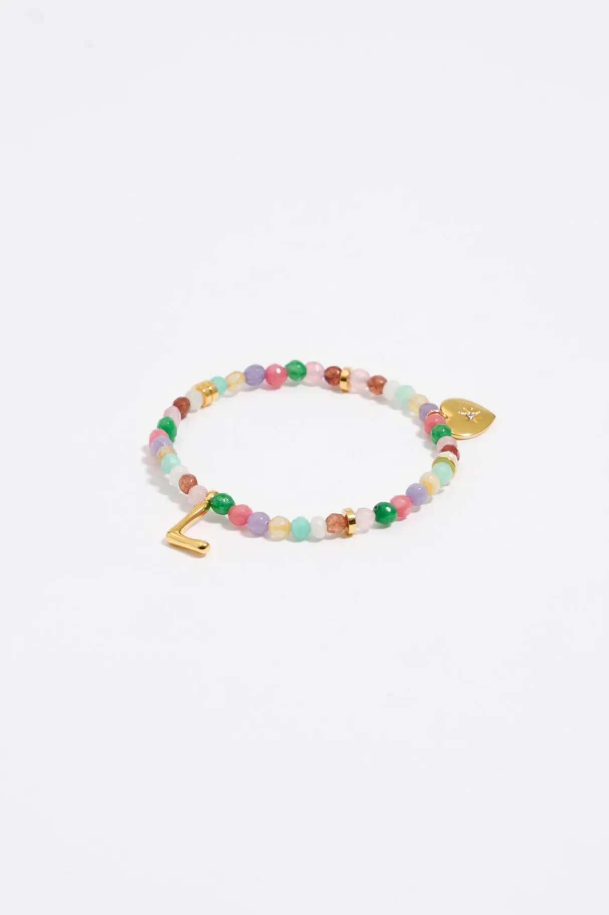 Mujer BIMBA Y LOLA Abecedario<Pulsera Letra L Piedras Multicolores