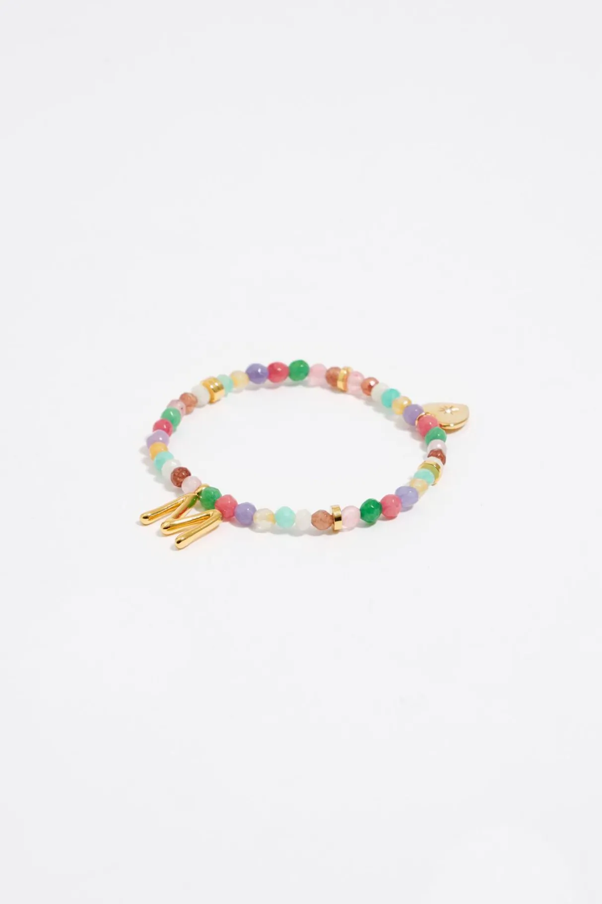 Mujer BIMBA Y LOLA Abecedario<Pulsera Letra M Piedras Multicolores