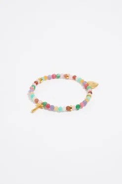 Mujer BIMBA Y LOLA Abecedario<Pulsera Letra T Piedras Multicolores