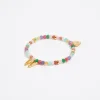 Mujer BIMBA Y LOLA Abecedario<Pulsera Letra W Piedras Multicolores
