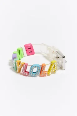 Mujer BIMBA Y LOLA Pulseras<Pulsera Letras Logo Transparente