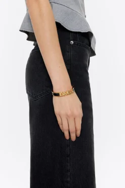 Mujer BIMBA Y LOLA Pulseras<Pulsera Logo Esmalte Negra