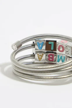 Mujer BIMBA Y LOLA Pulseras<Pulsera Muelle Logo Multicolor Y Cristales