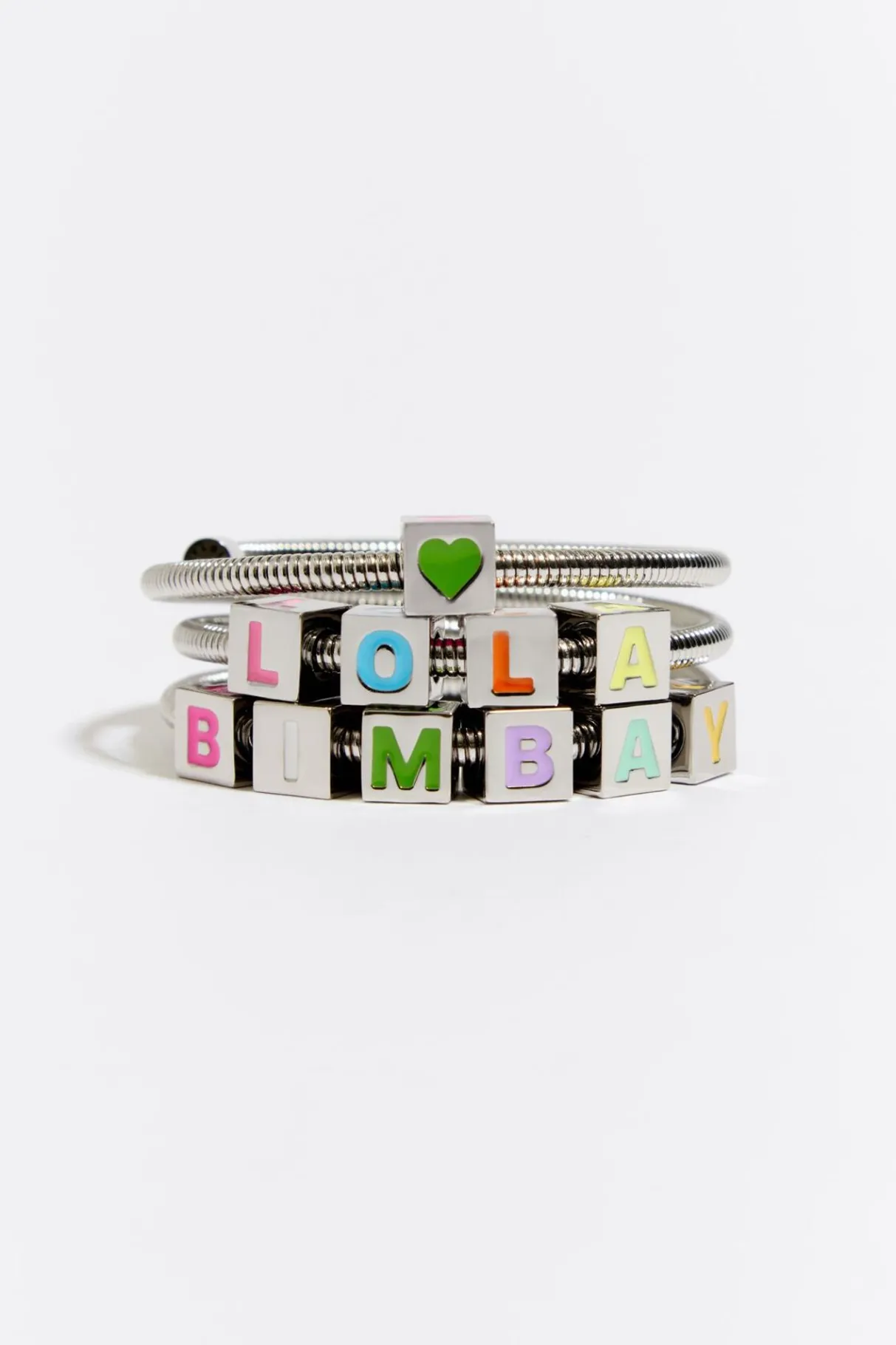 Mujer BIMBA Y LOLA Pulseras<Pulsera Muelle Logo Plateada