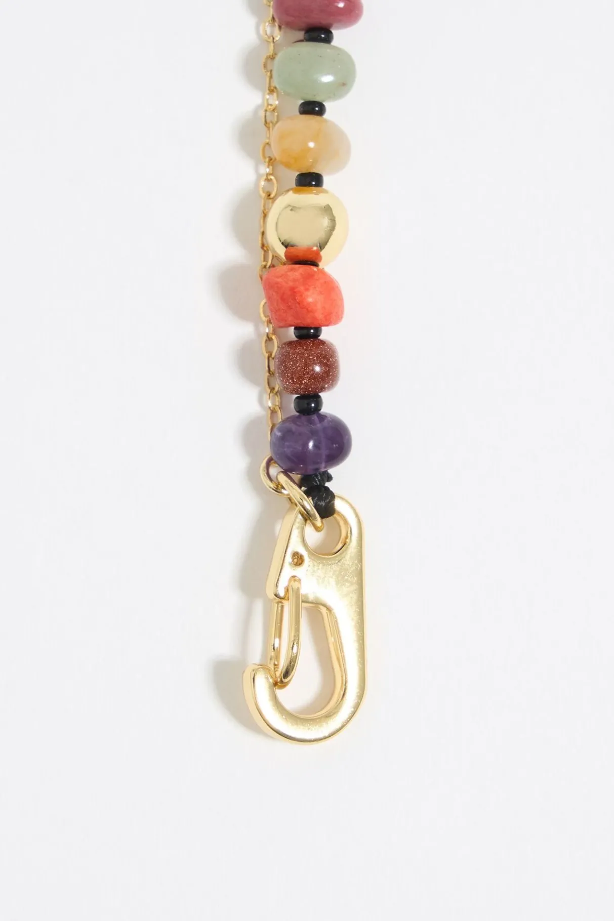 Mujer BIMBA Y LOLA Pulseras<Pulsera Piedras Multicolores Y Cadena Dorada