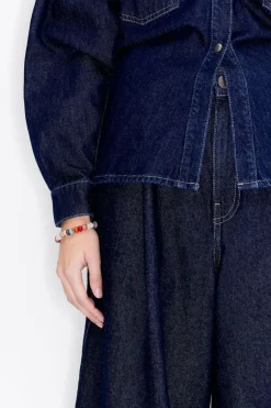 Mujer BIMBA Y LOLA Pulseras<Pulsera Piedras Multicolores Dorada Mate