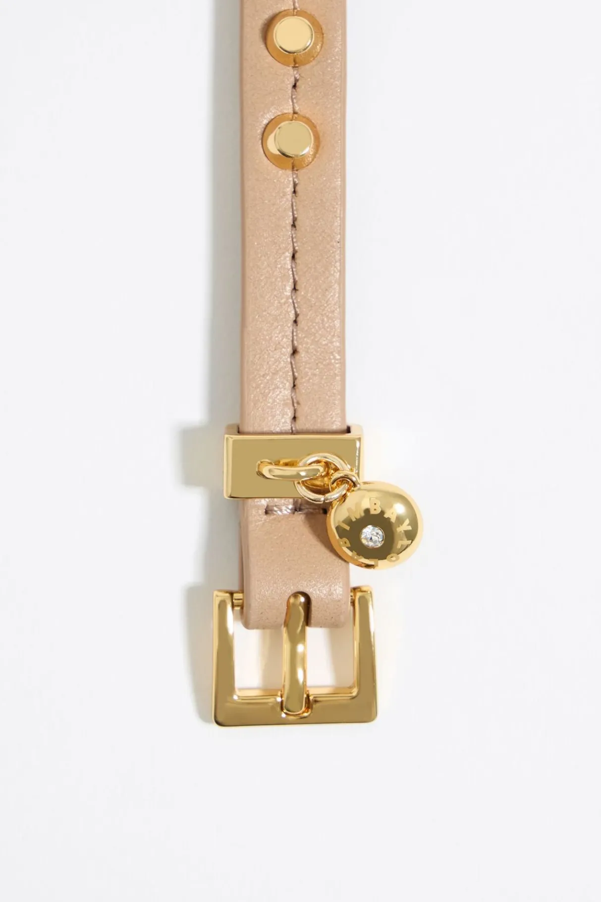 Mujer BIMBA Y LOLA Pulseras<Pulsera Piel Tachas Arena