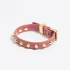 Mujer BIMBA Y LOLA Pulseras<Pulsera Piel Tachas Rosa