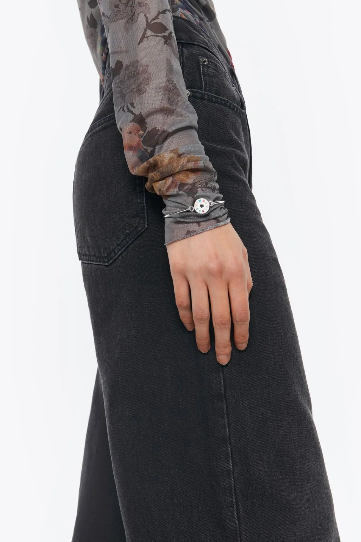 Mujer BIMBA Y LOLA Pulseras<Pulsera Rigida Logo Plateada