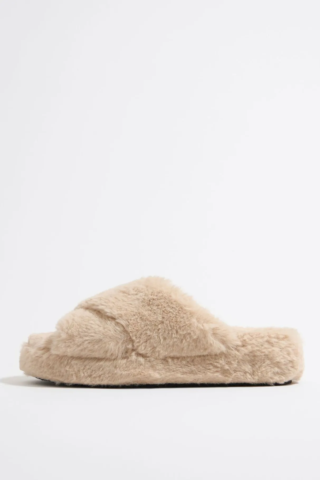 Mujer BIMBA Y LOLA Sandalias<Sandalia Plana Pelo Beige