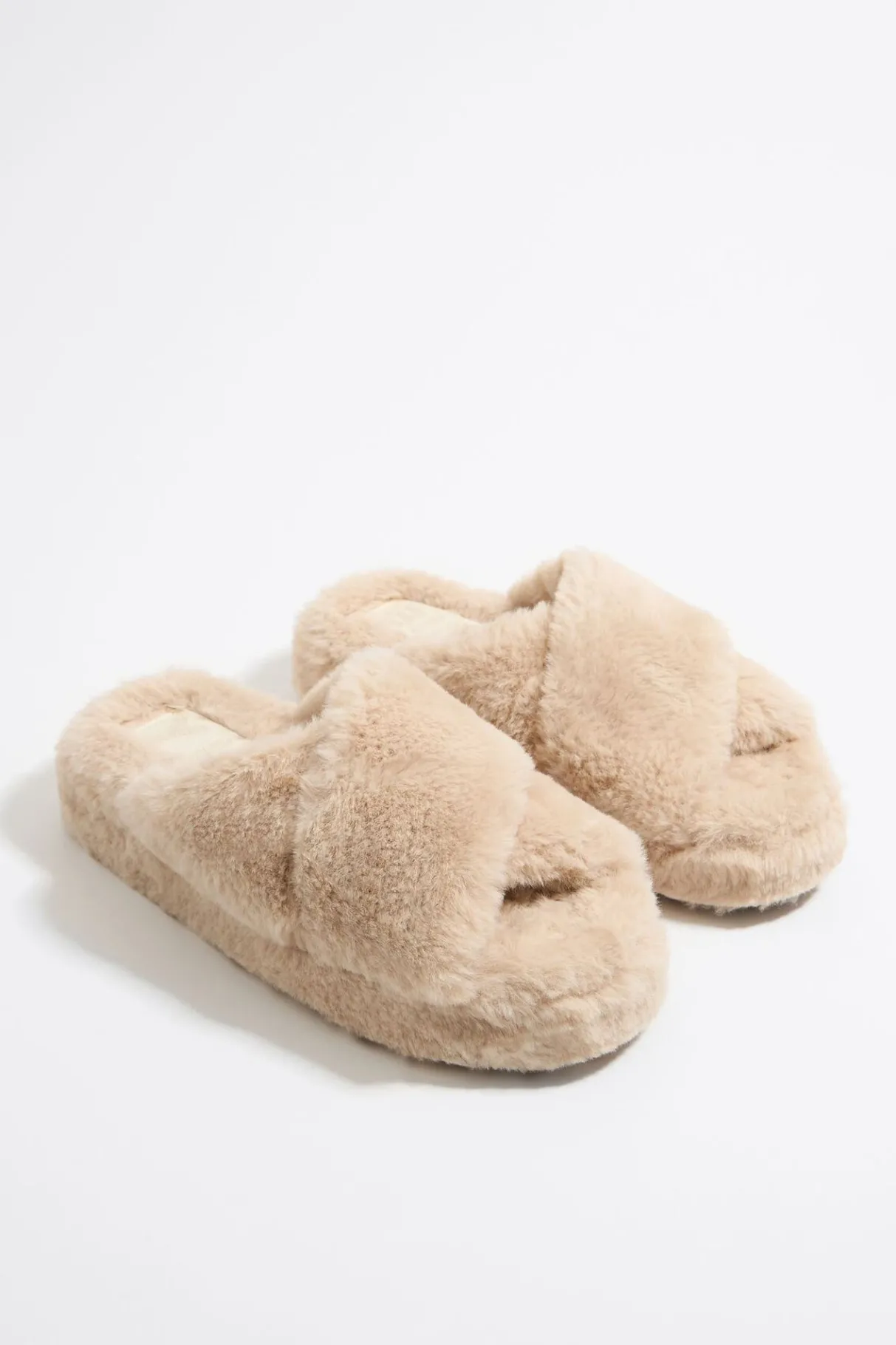 Mujer BIMBA Y LOLA Sandalias<Sandalia Plana Pelo Beige