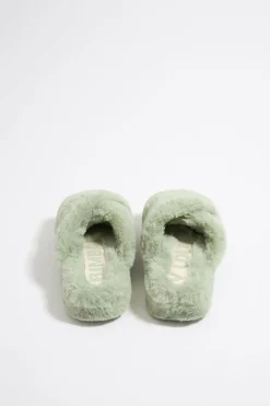 Mujer BIMBA Y LOLA Sandalias<Sandalia Plana Pelo Verde