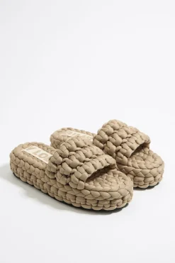 Mujer BIMBA Y LOLA Sandalias<Sandalia Plana Trenzado Beige